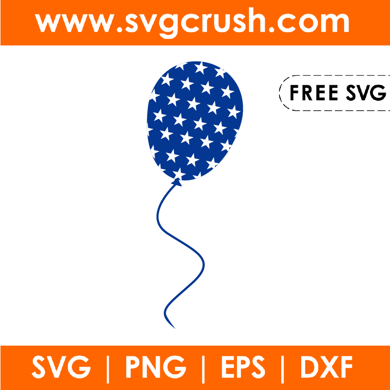 free american-balloon-005 svg