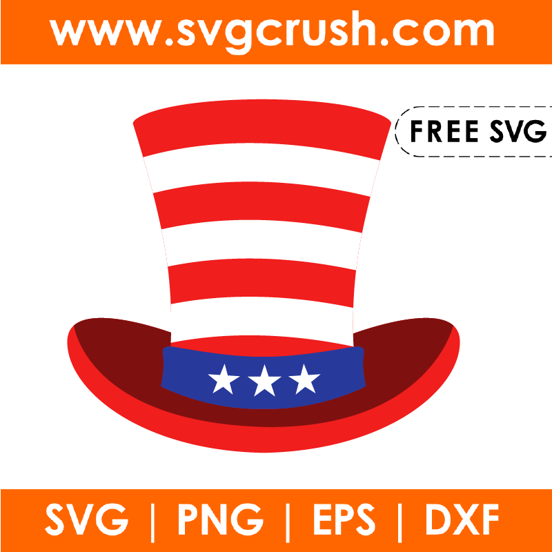 free american-hat-001 svg