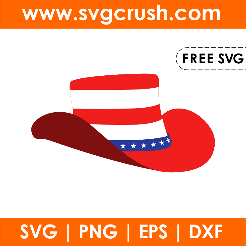 free american-hat-003 svg