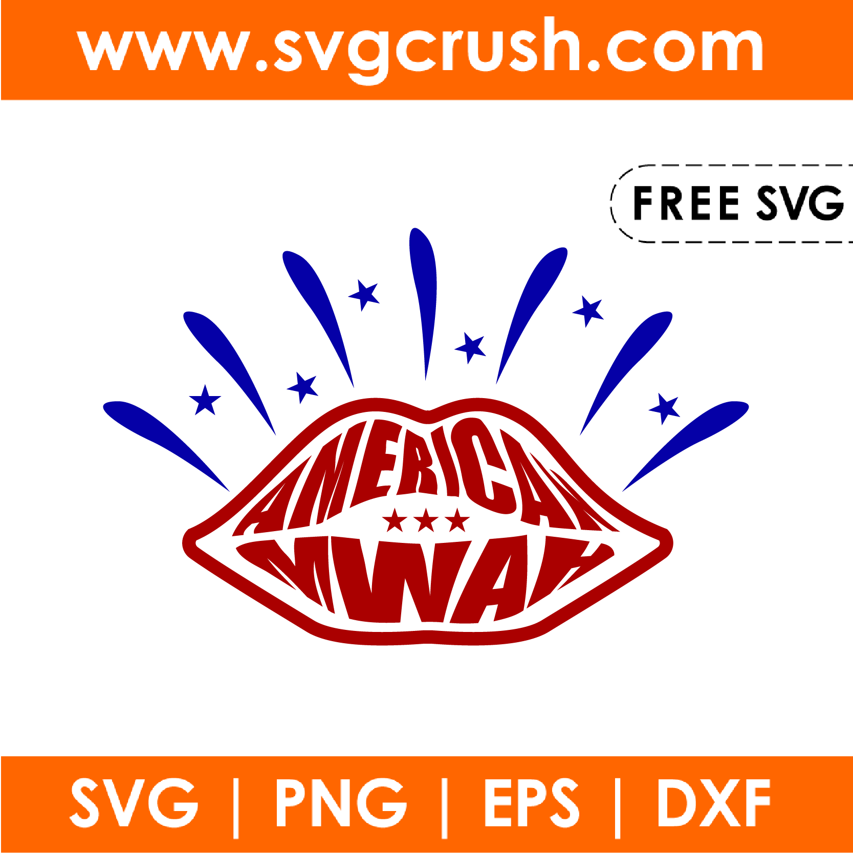 free american-mwah-001 svg