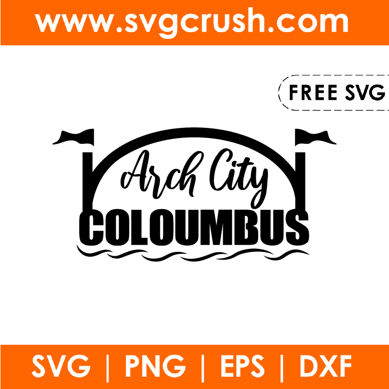 free arch-city-coloumbus-001 svg