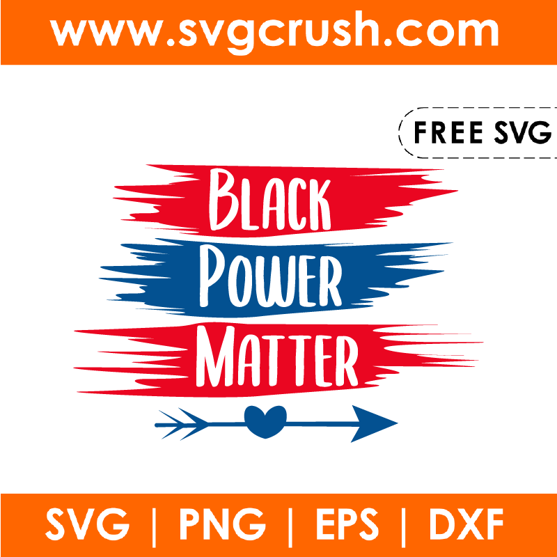 free black-power-matter-003 svg