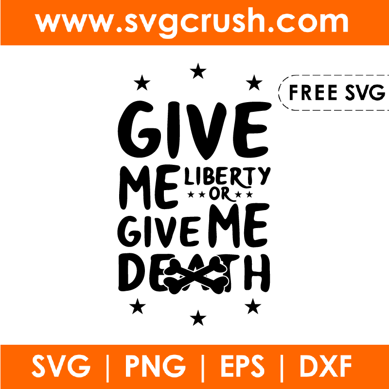 free give-me-liberty-or-give-me-death-003 svg
