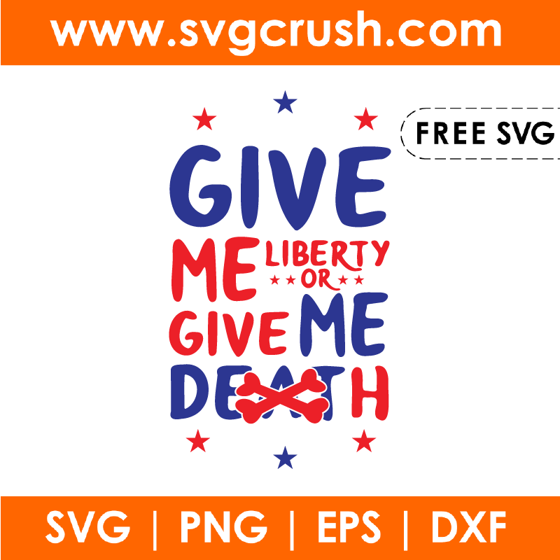 free give-me-liberty-or-give-me-death-004 svg