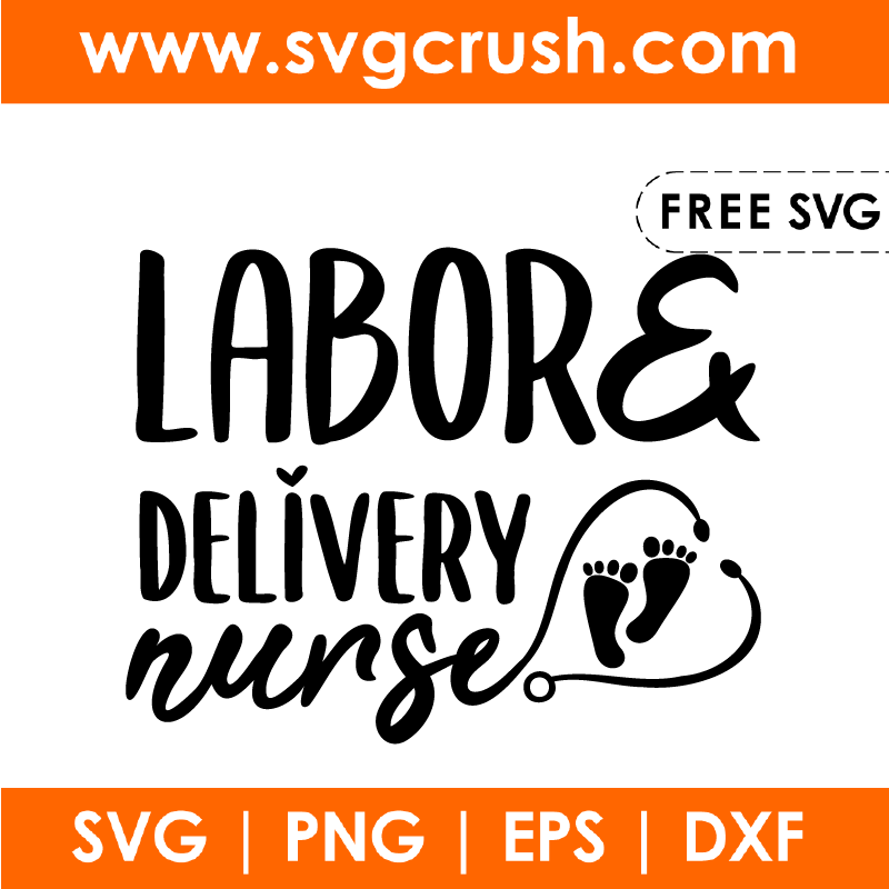 free labor-and-delivery-nurse-001 svg
