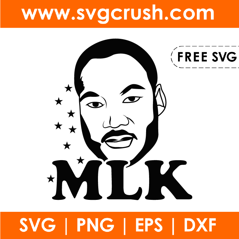 free martin-luther-king-003 svg