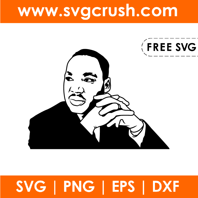 free martin-luther-king-004 svg