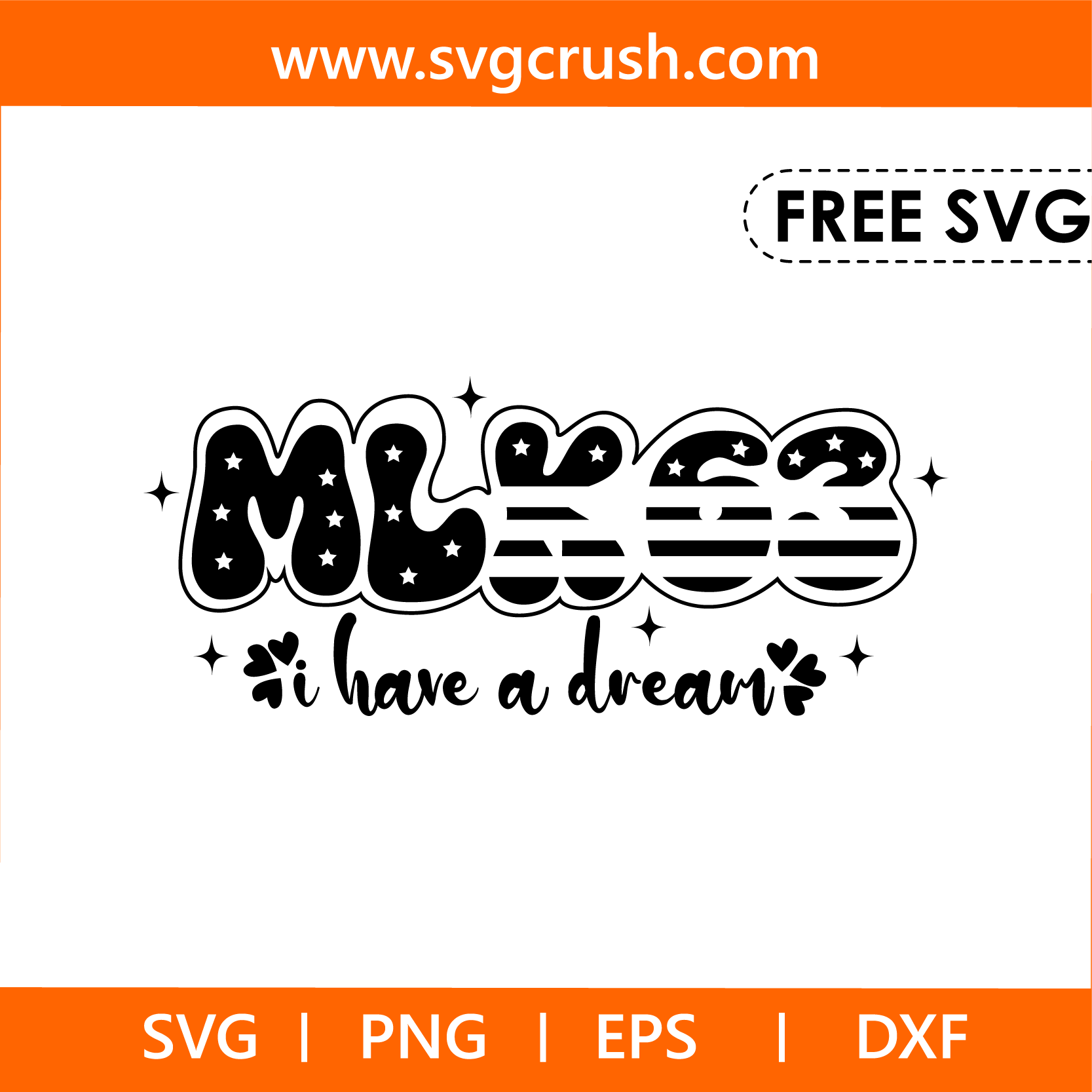 free mlk63-i-have-a-dream-004 svg