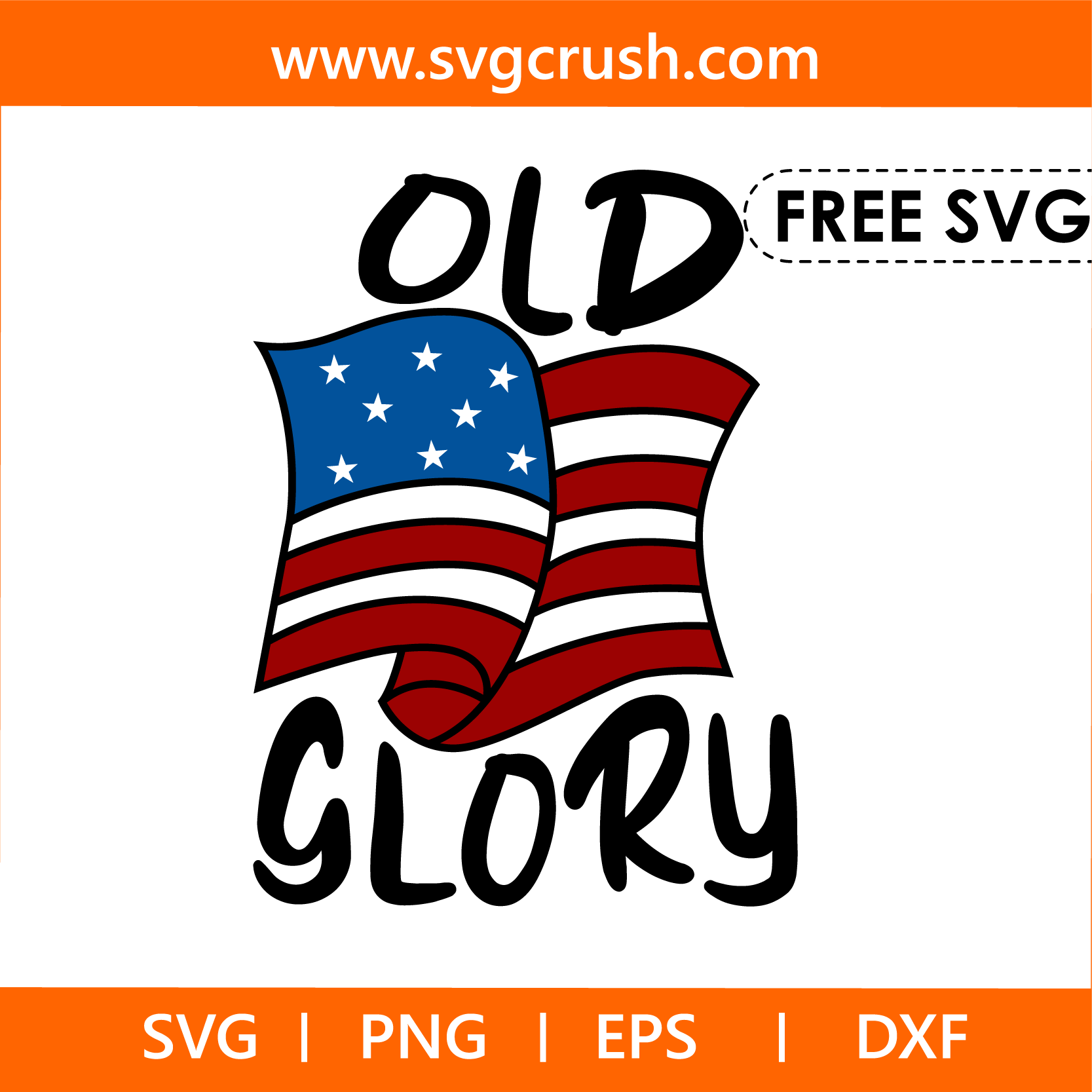 free old-glory-005 svg
