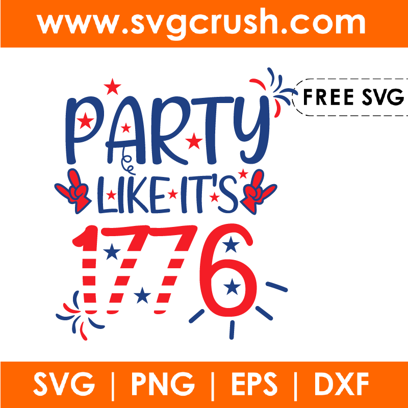 free party-like-its-1776-003 svg