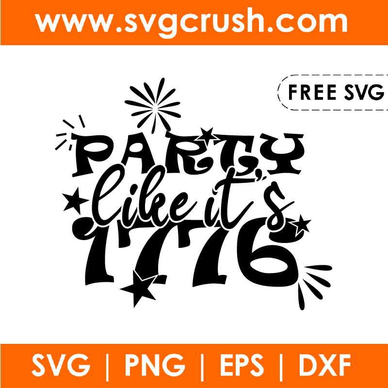 free party-like-its-1776-005 svg