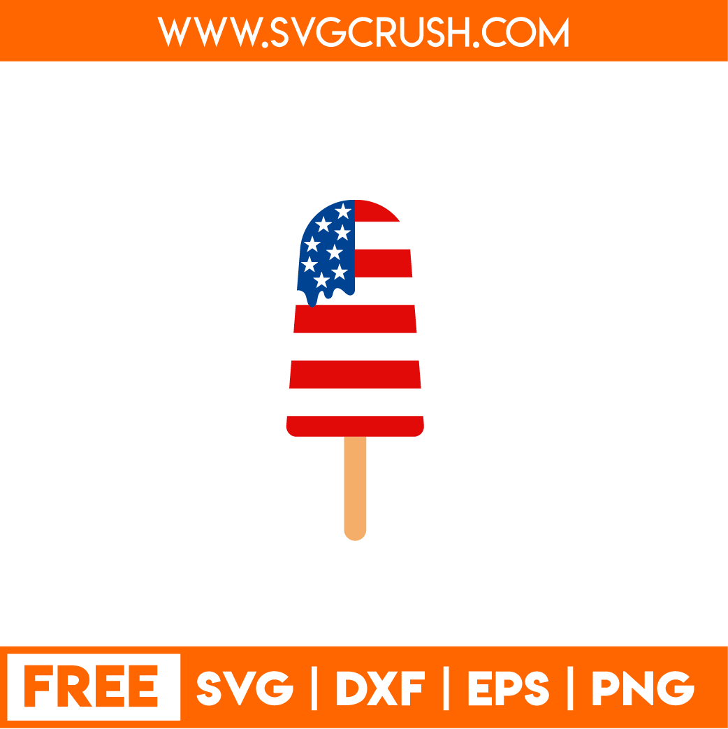 free patriotic-popsicle-001 svg