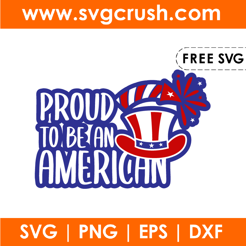 free proud-to-be-an-american-004 svg