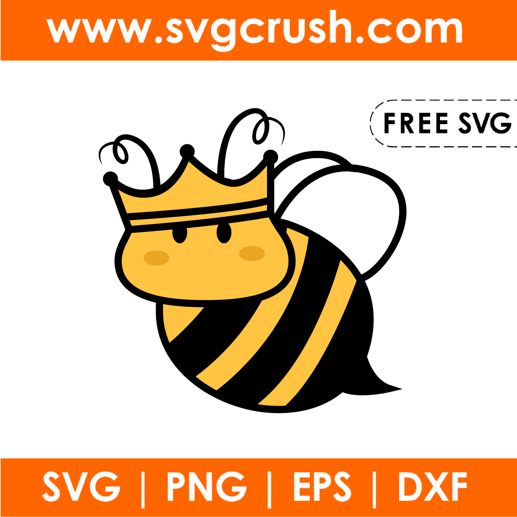 free queen-bee-001 svg