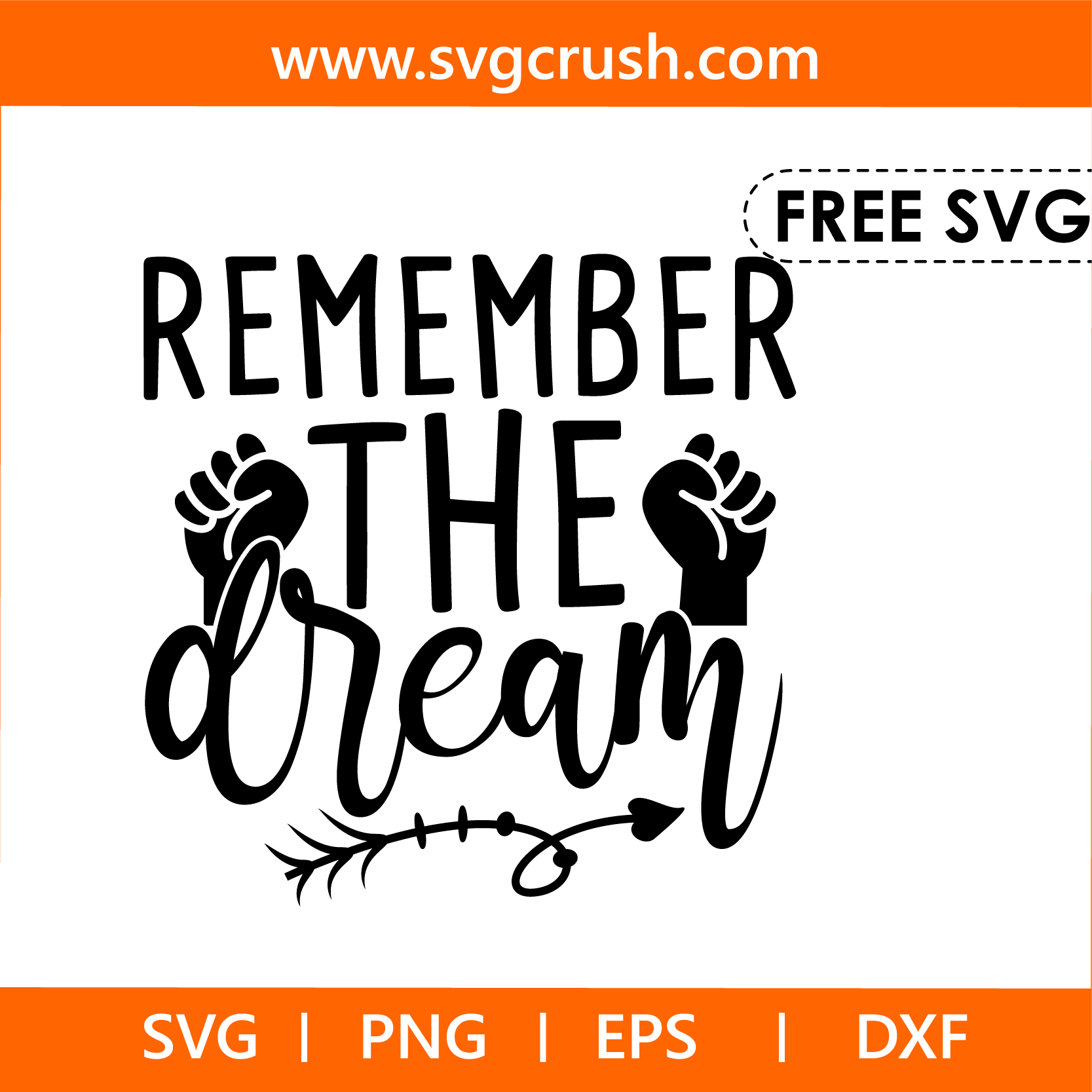 free remember-the-dream-005 svg