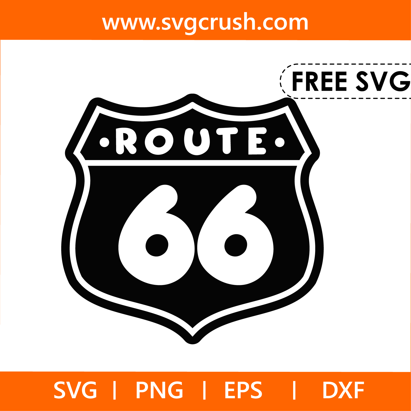 free route-66-003 svg
