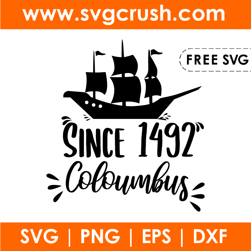 free since-1492-coloumbus-002 svg
