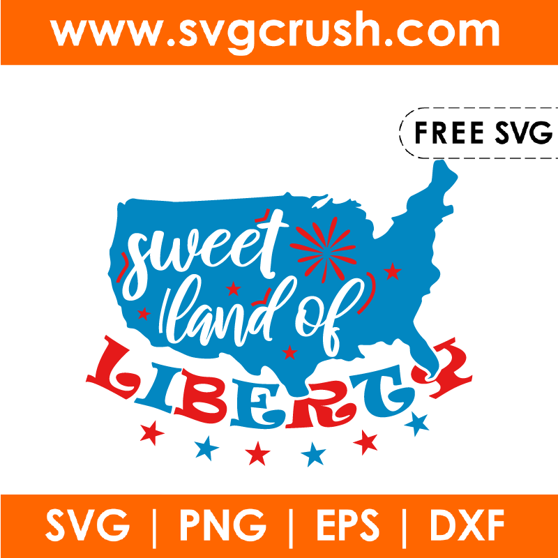 free sweet-land-of-liberty-004 svg
