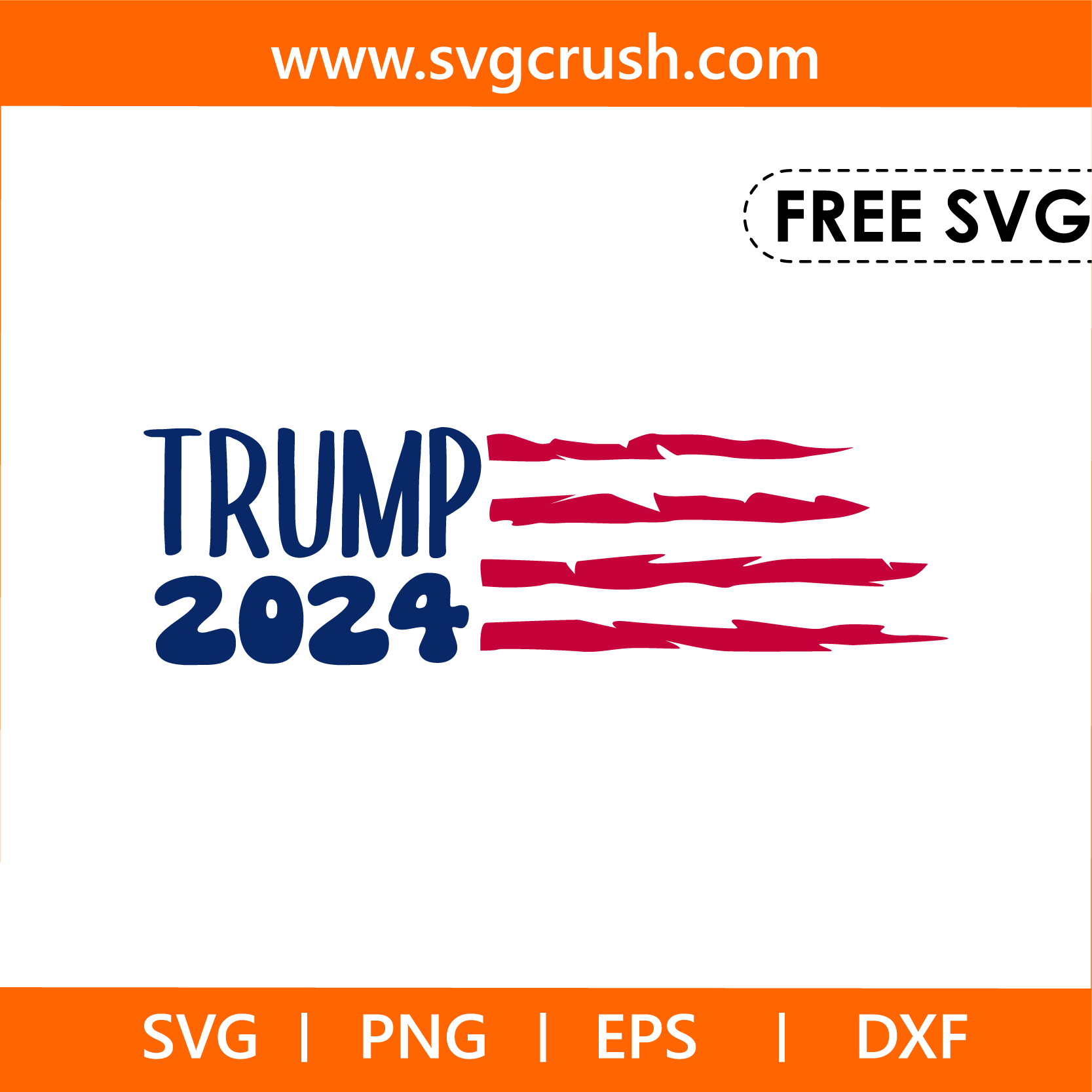 free trump-2024-005 svg