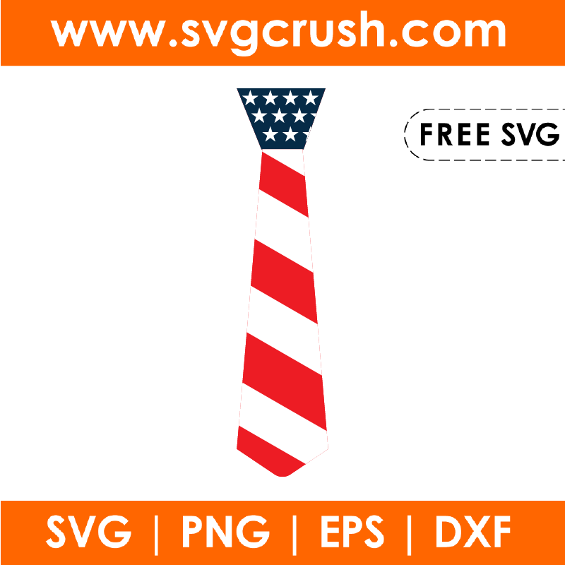 free usa-patriotic-tie-001 svg