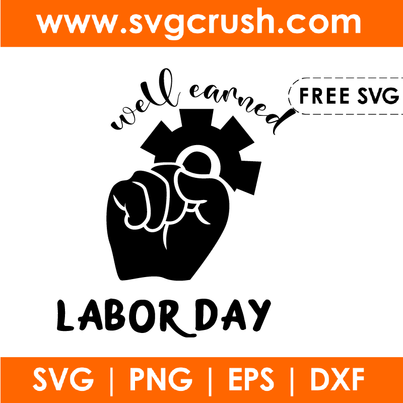 free well-earned-labor-004 svg
