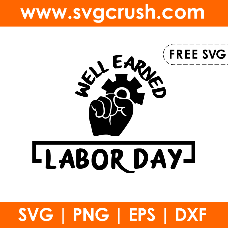 free well-earned-labor-006 svg