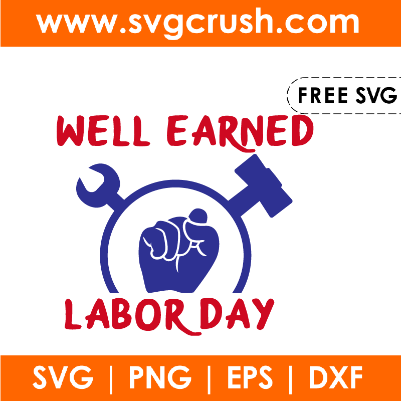 free well-earned-labor-007 svg