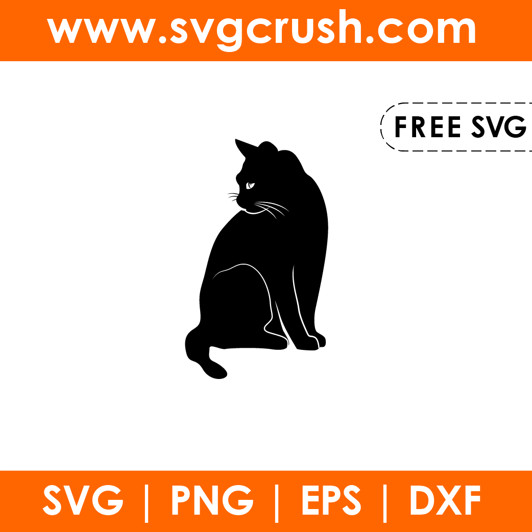 free black-cat-001 svg