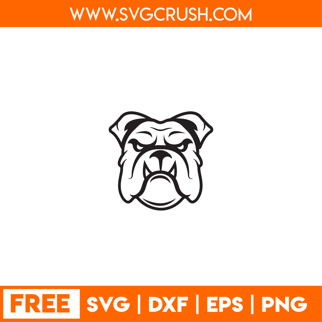 free bulldog-001 svg