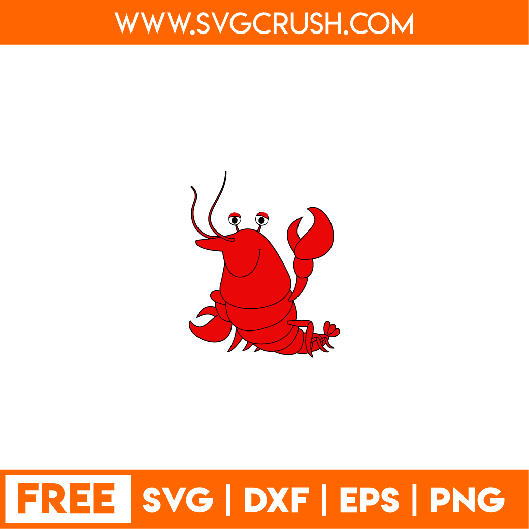 free crawfish-001 svg