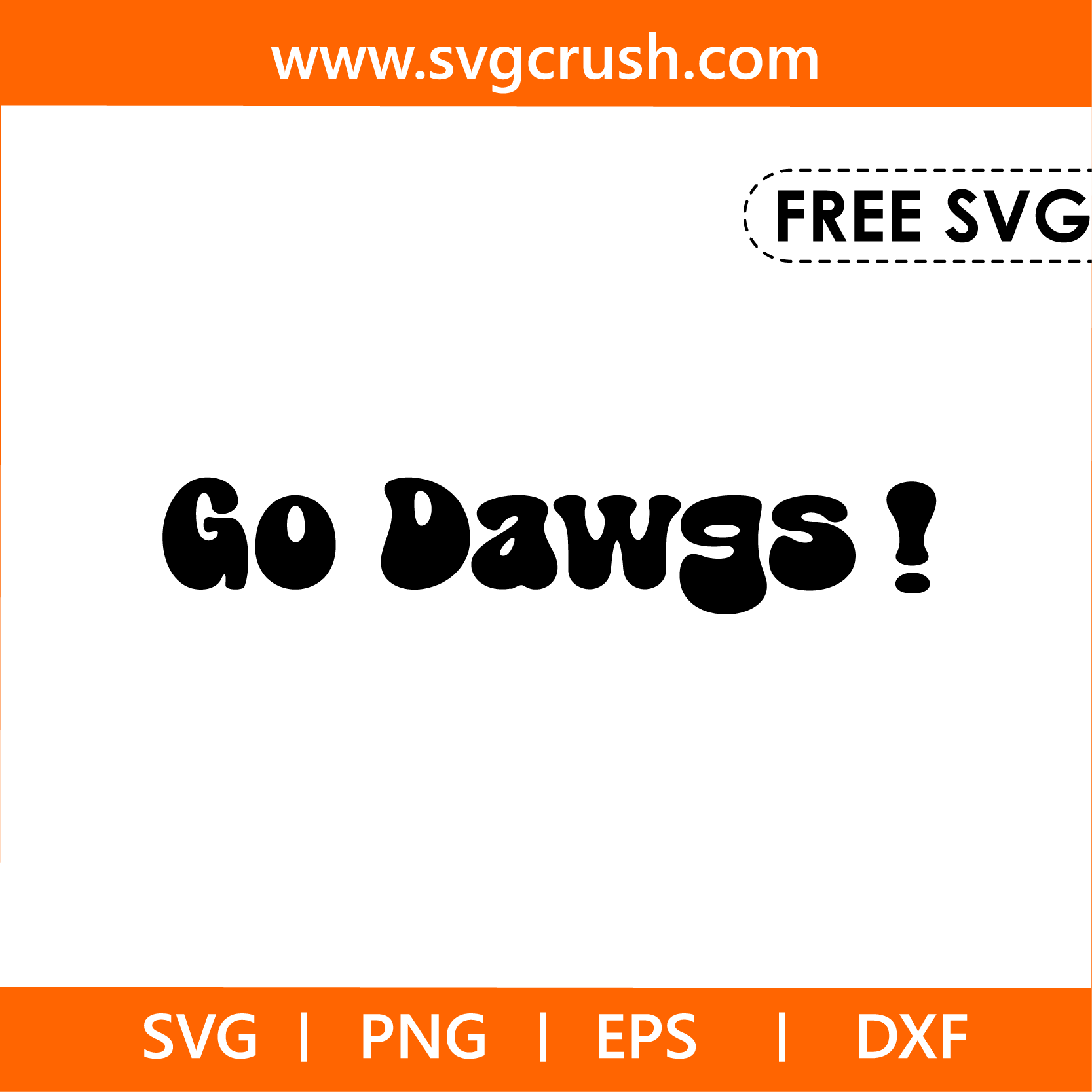free go-dawgs-004 svg
