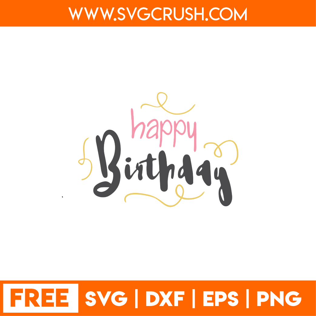 Svgcrush Birthday Svg Files