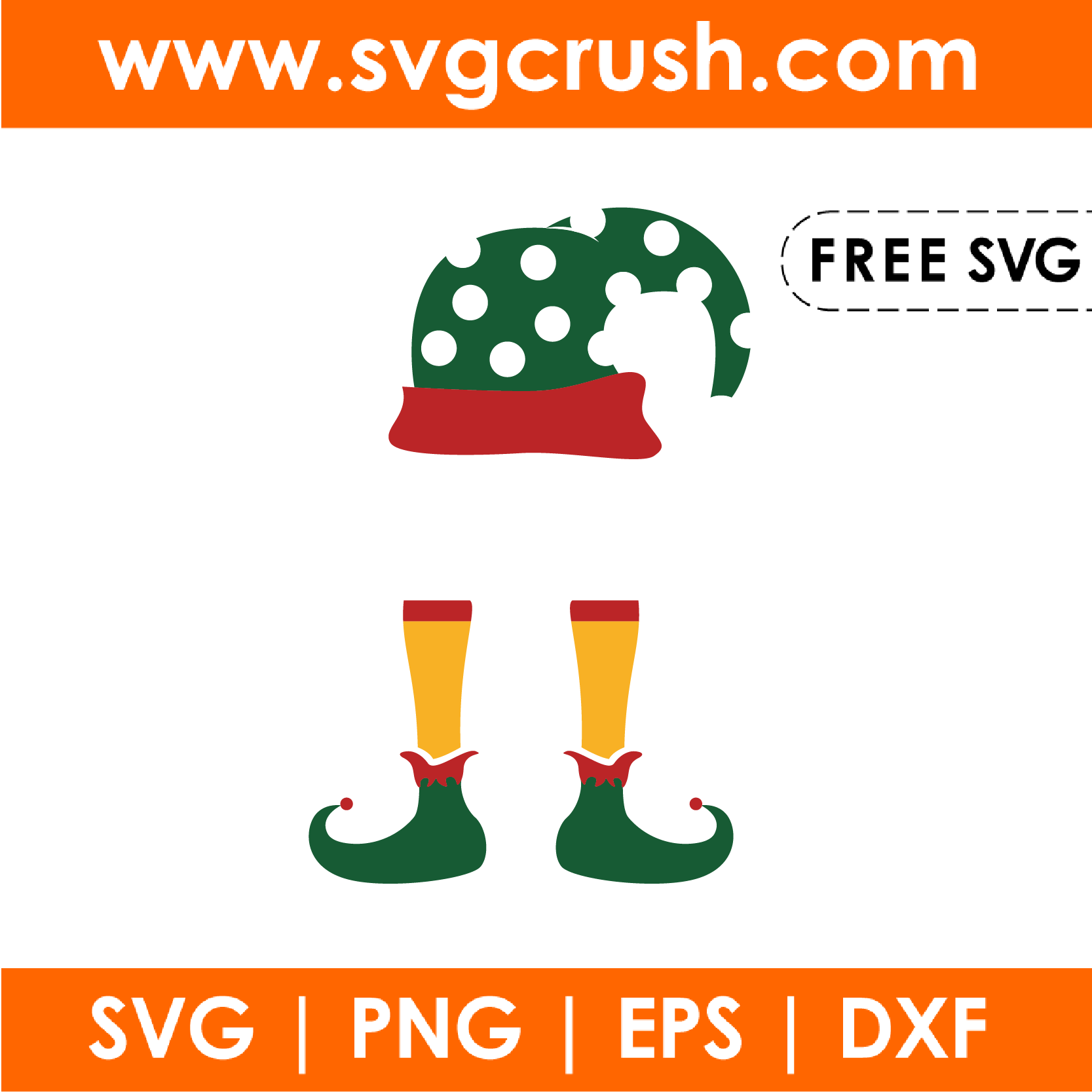 free christmas-elf-005 svg