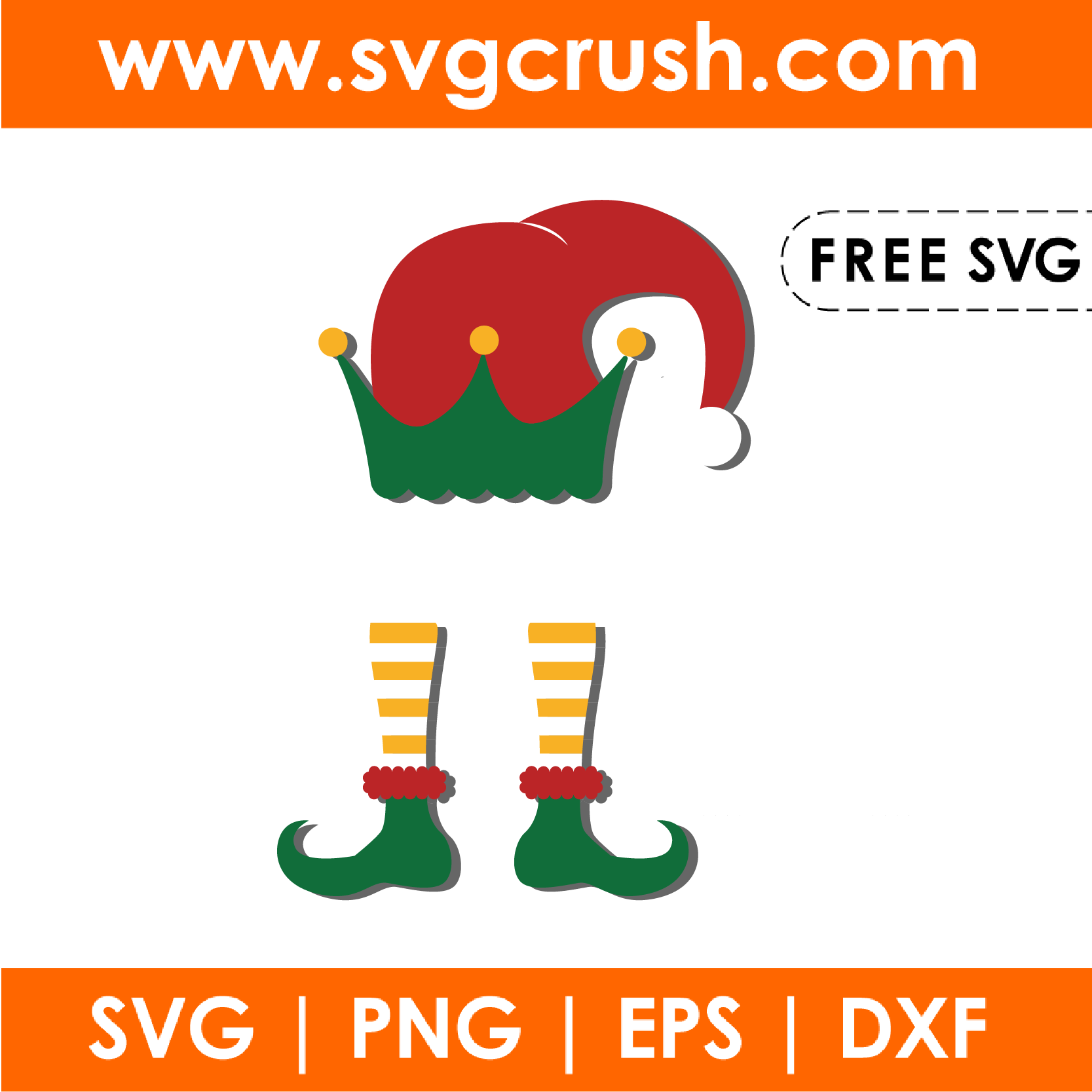 free christmas-elf-006 svg
