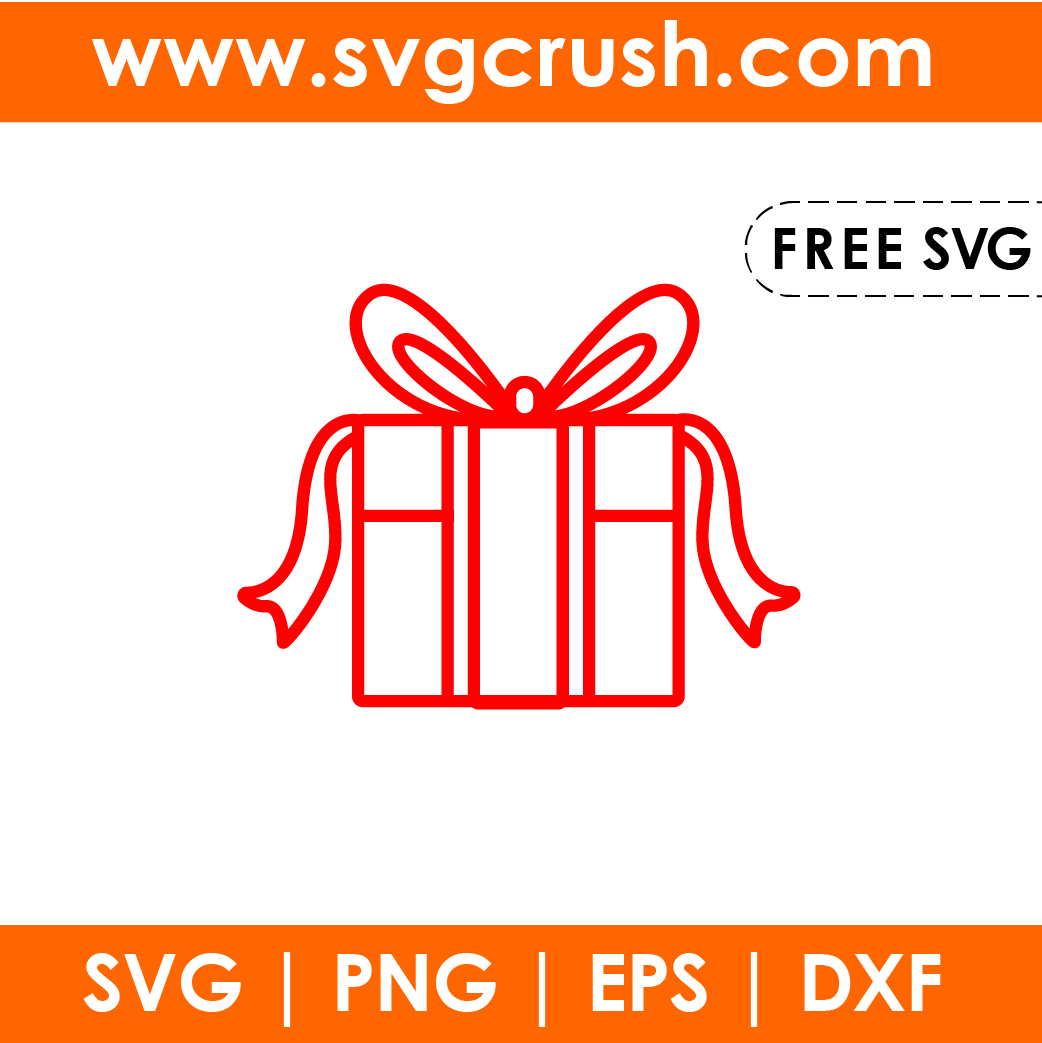 free christmas-gift-001 svg