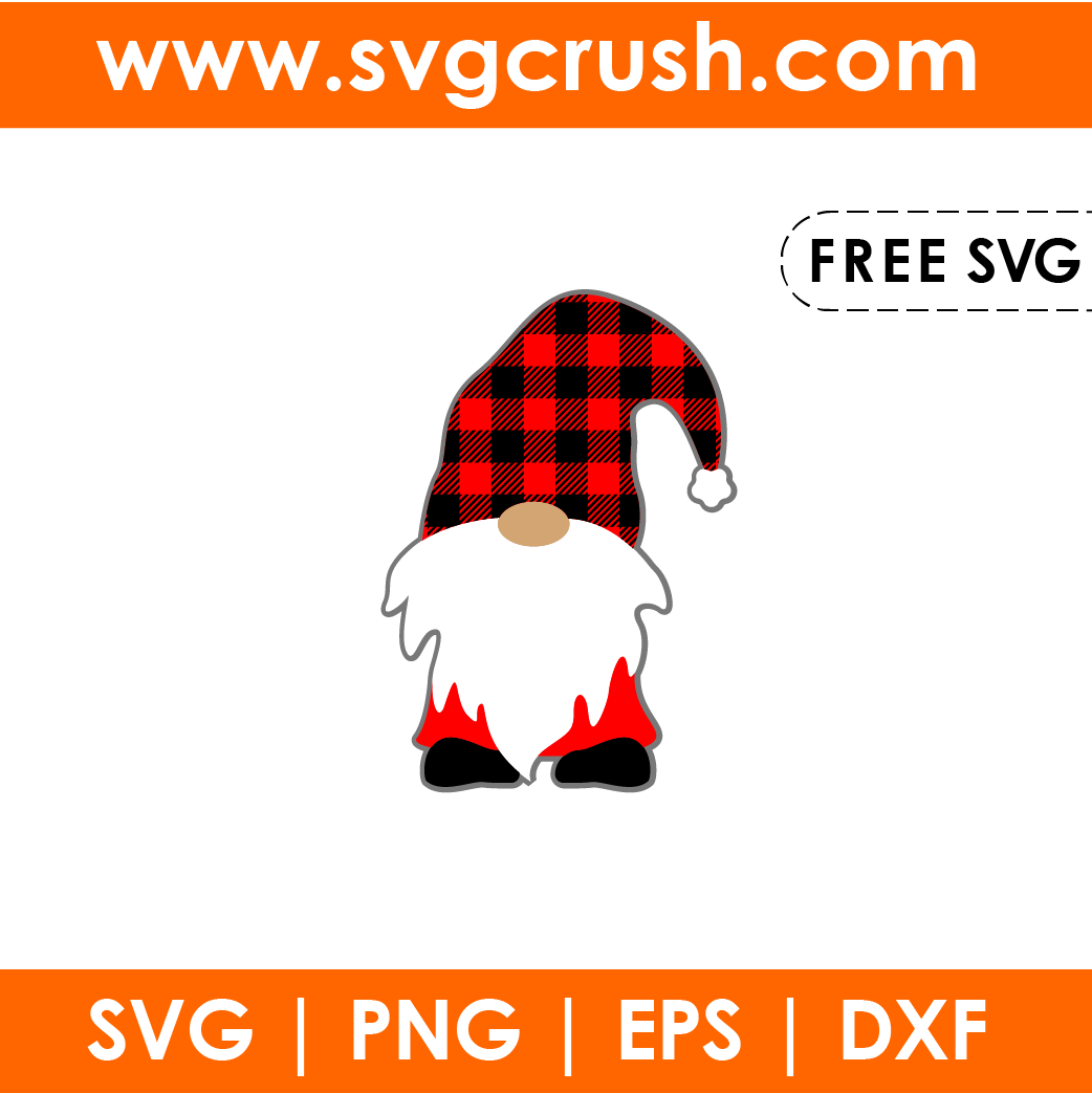 free christmas-gnome-002 svg
