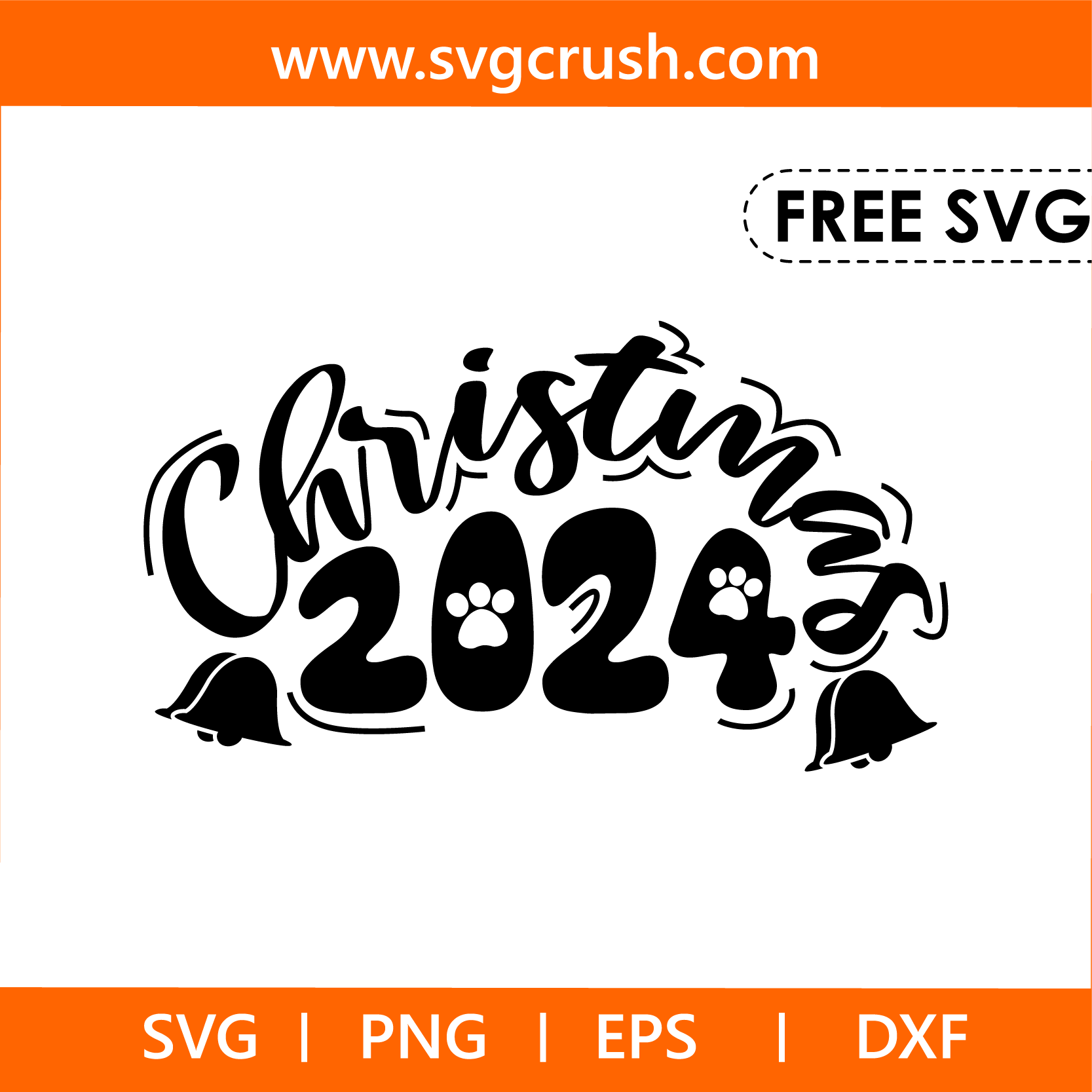 free christmas-paw-003 svg