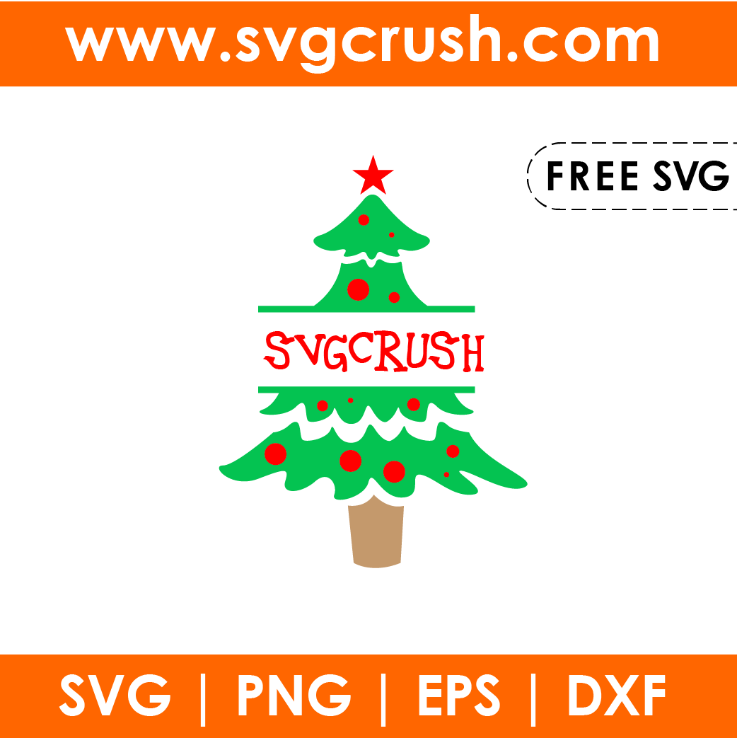 free christmas-tree-with-name-001 svg
