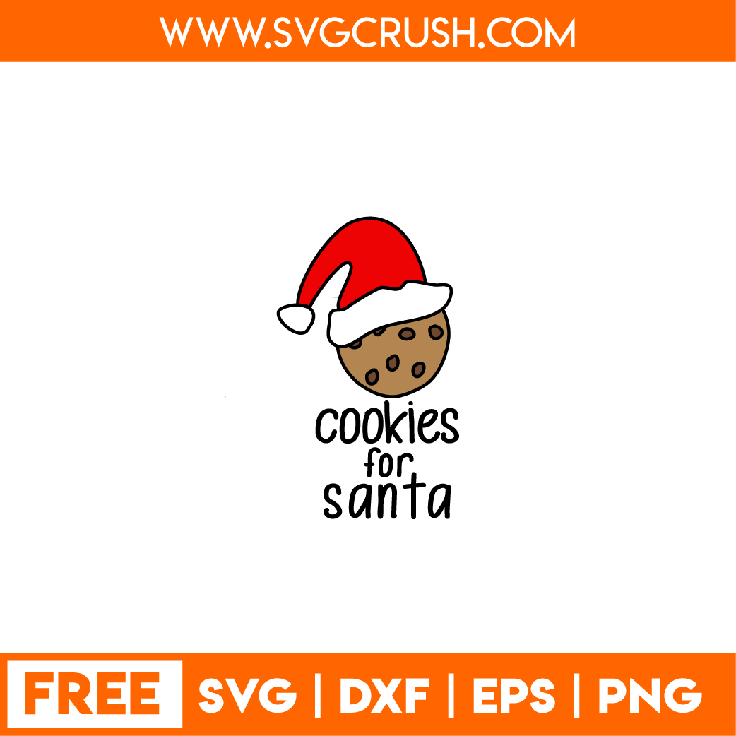 free cookies-for-santa-002 svg