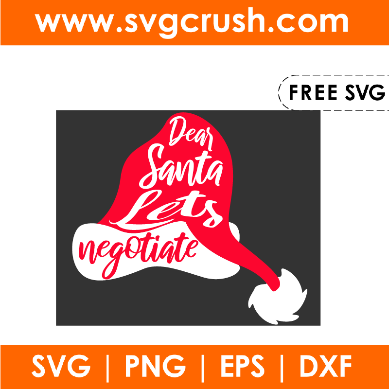 free dear-santa-lets-negotiate-002 svg