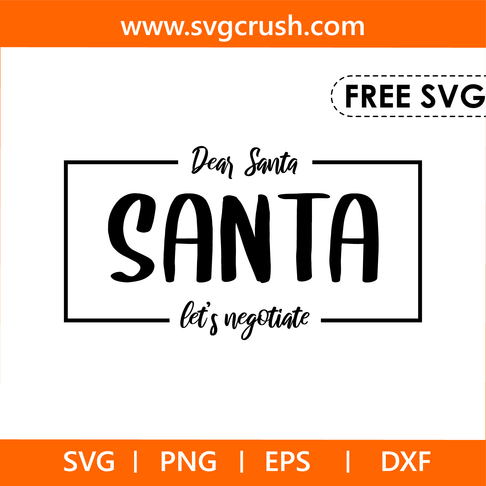 free dear-santa-lets-negotiate-005 svg