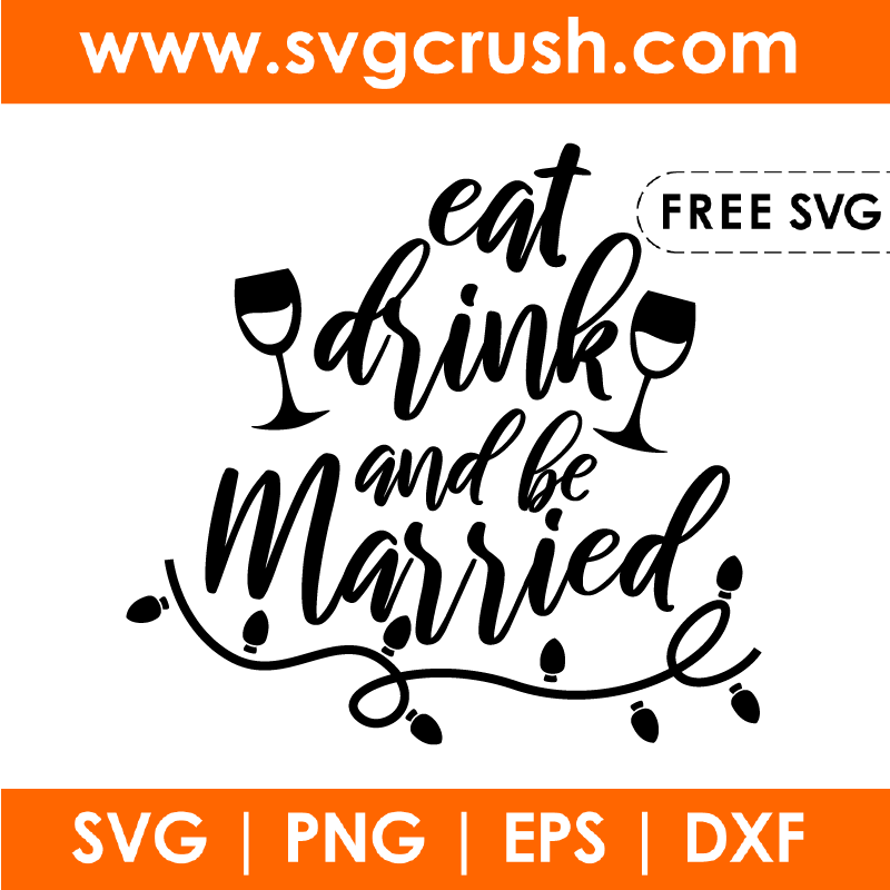 free eat-drink-and-be-married-001 svg