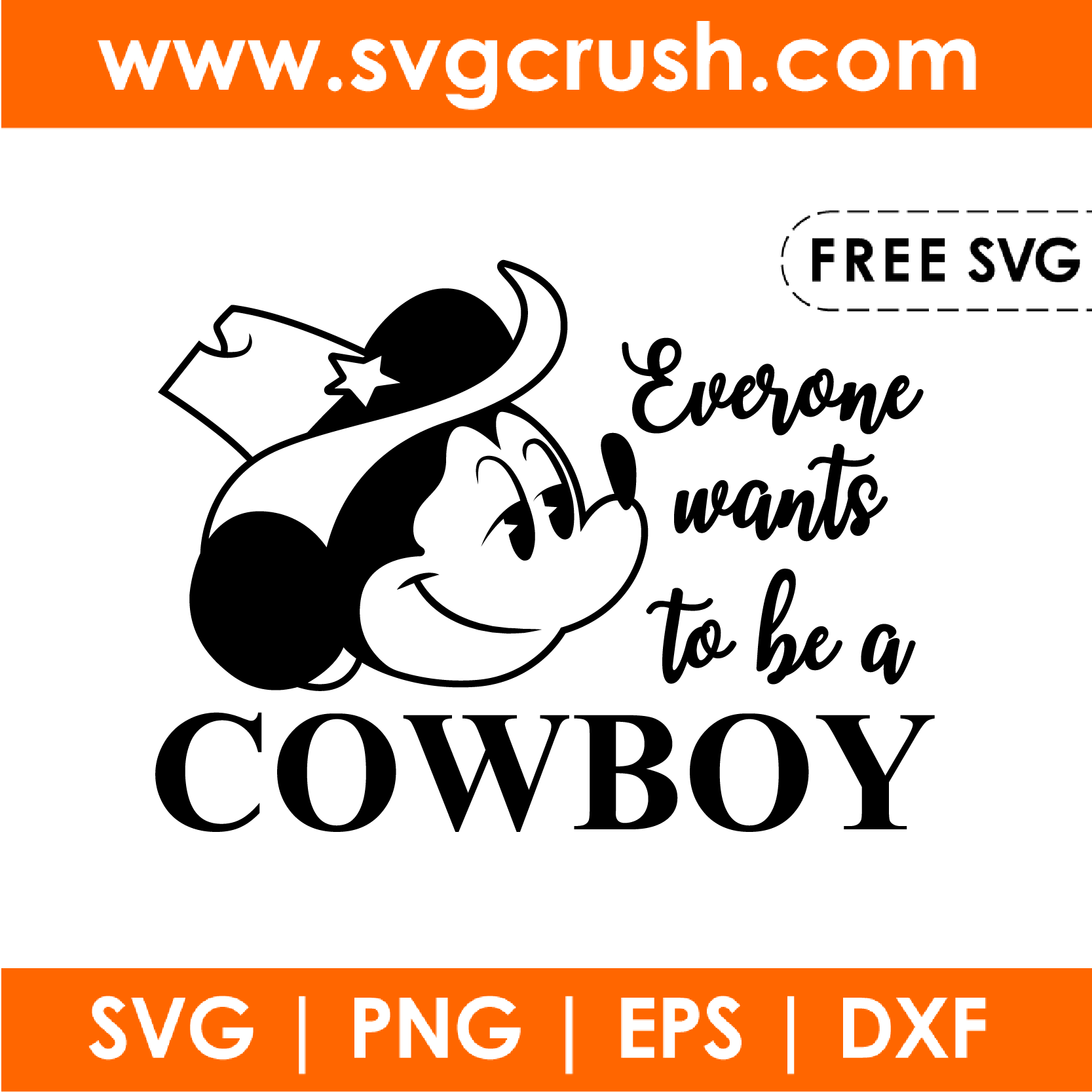 free everyone-wants-to-be-a-cowboy-001 svg