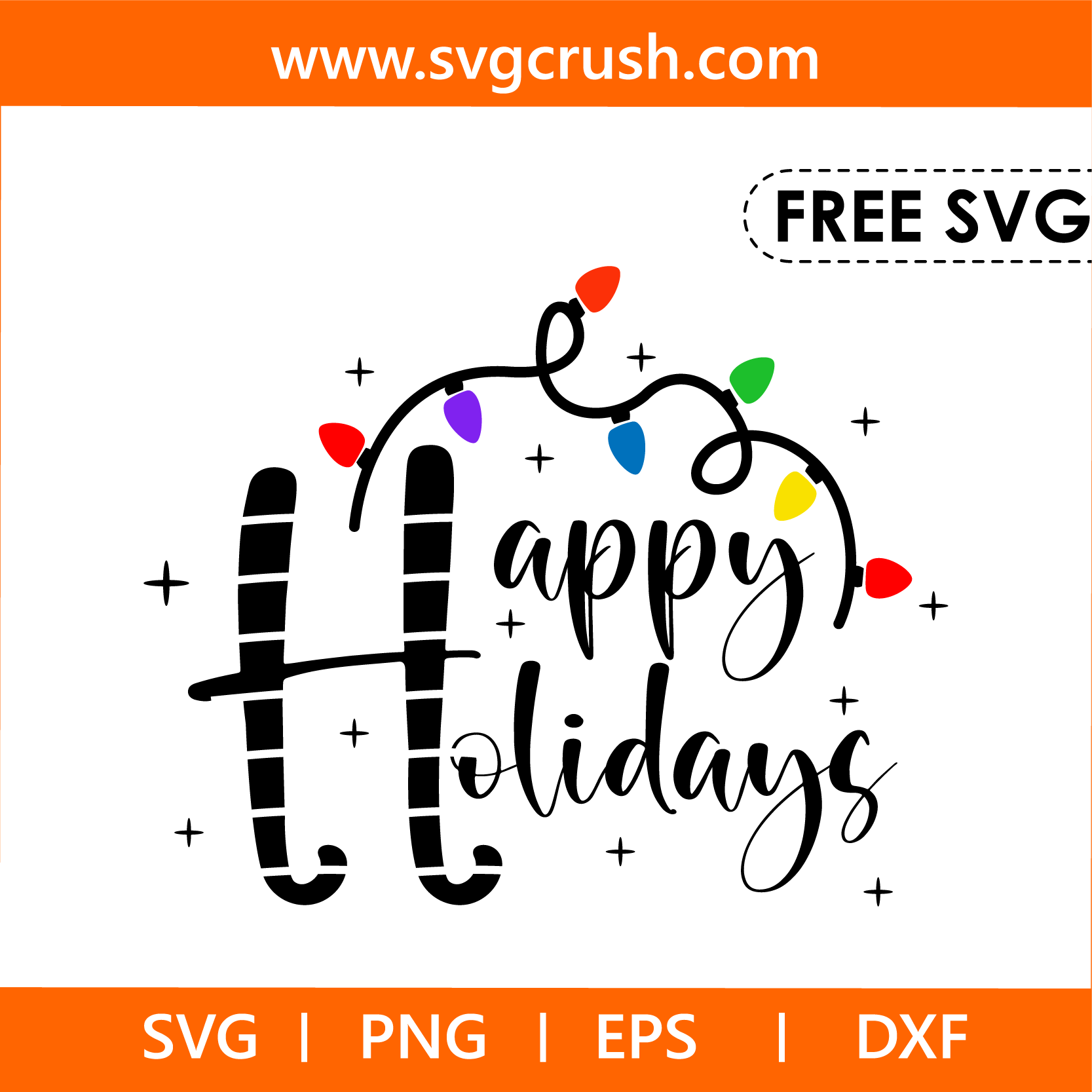 free happy-holidays-005 svg