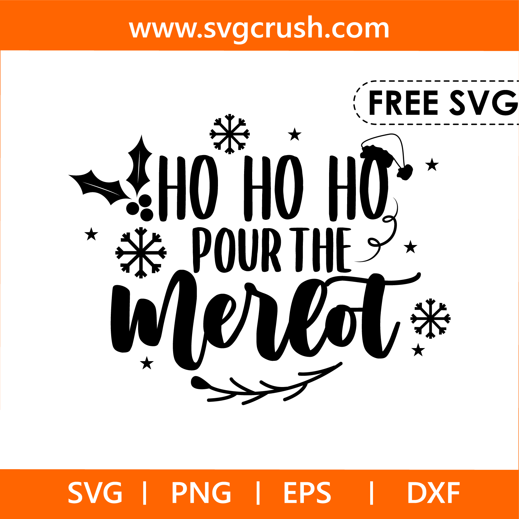 free ho-ho-ho-pour-the-merlot-005 svg