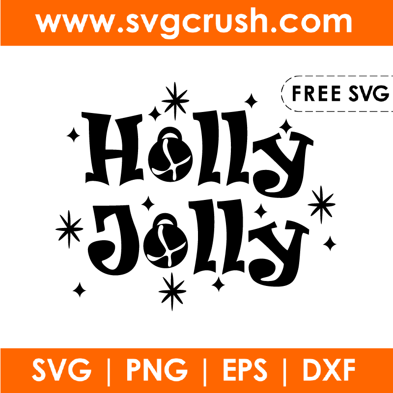 free holly-jolly-002 svg