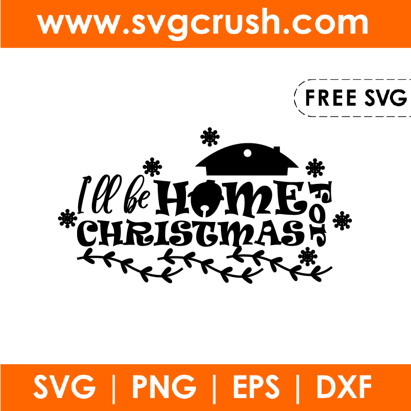 free i-will-be-home-for-christmas-002 svg