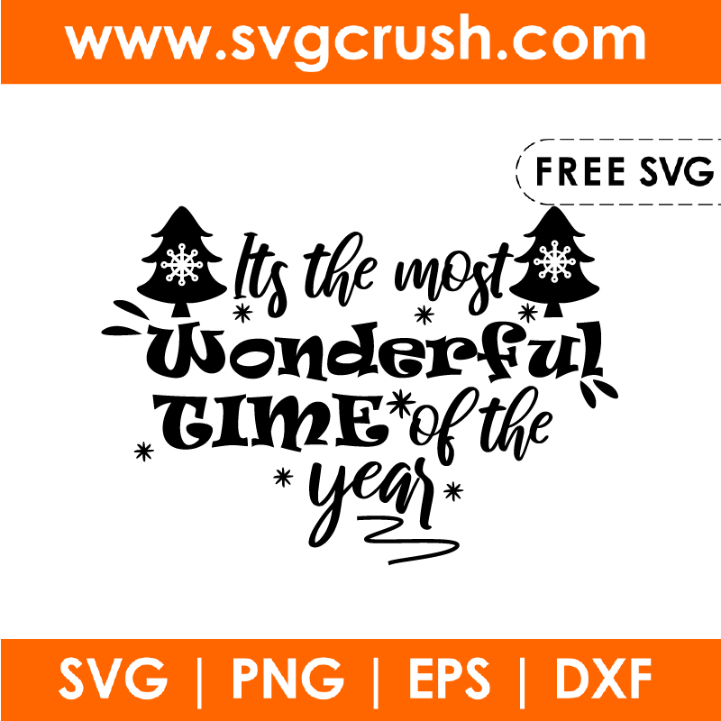 free its-the-most-wonderful-time-of-the-year-002 svg