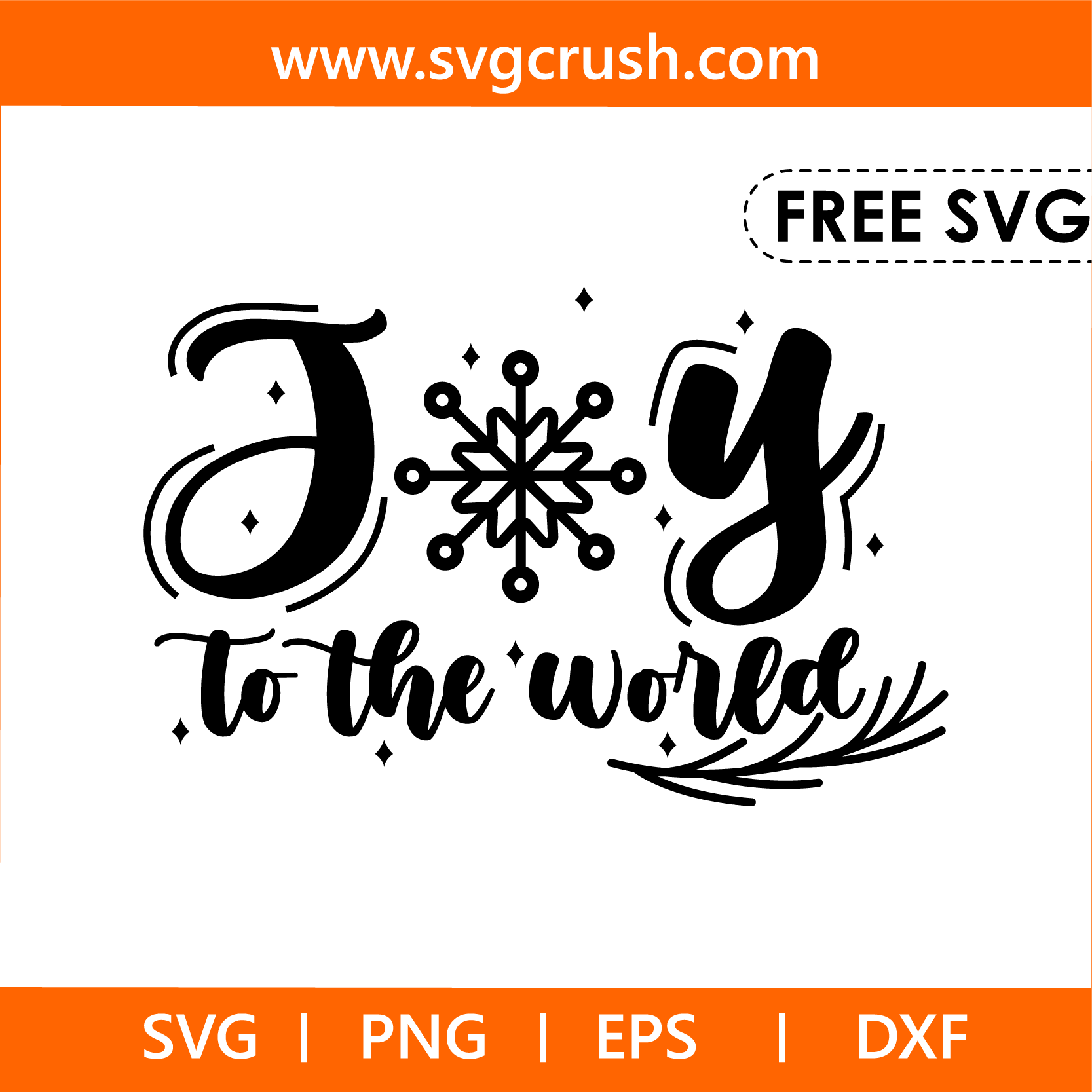 free joy-to-the-world-005 svg