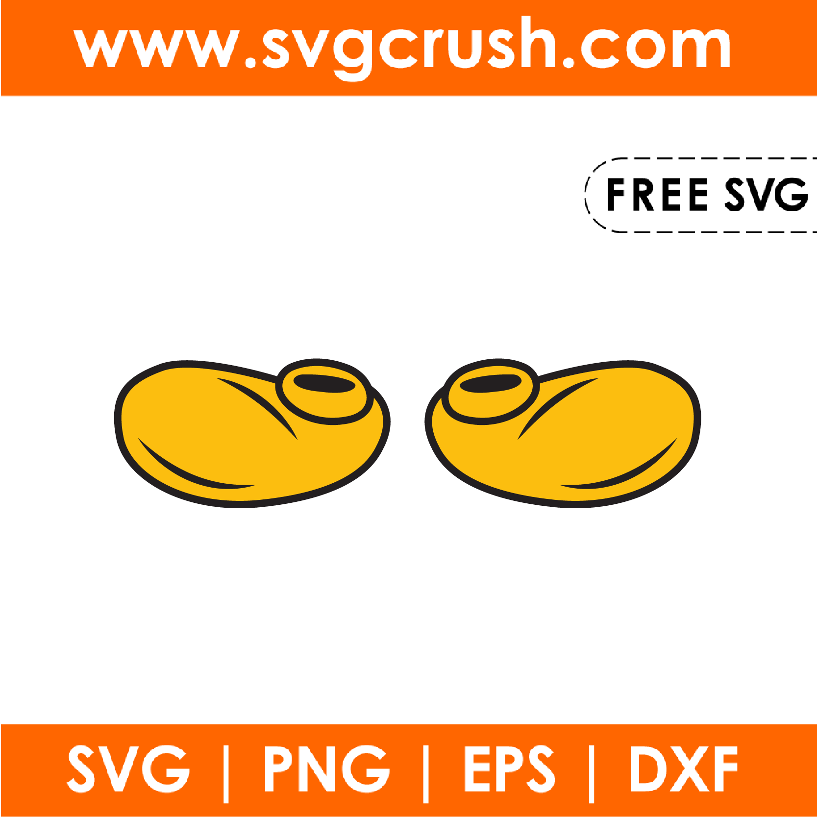 free mickey-mouse-shoes-001 svg